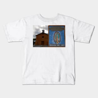 Mission Church at Velarde New Mexico Kids T-Shirt